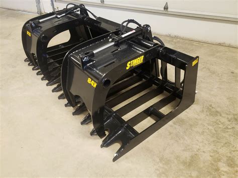 attachments for skid steer limb grapple|heavy duty skid steer grapple.